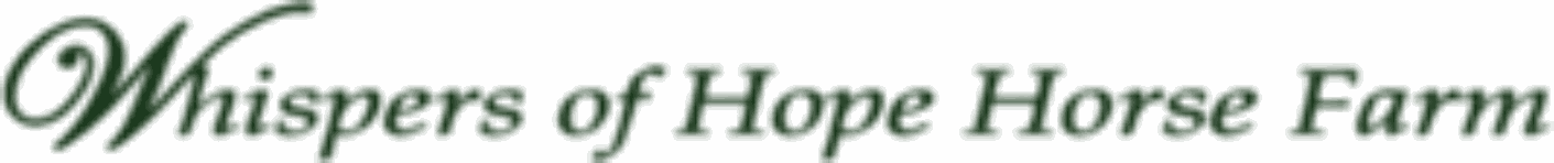 Whispers of Hope Horse Farm logo